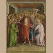 https://commons.wikimedia.org/wiki/File:Meister_des_Heisterbacher_Altars_(mit_Stefan_Lochner)_-_Heisterbacher_Altar,_Christus_erscheint_den_11_J%C3%BCngern_-_WAF_594_-_Bavarian_State_Painting_Collections.jpg