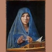 https://commons.wikimedia.org/wiki/File:Virgin_Annunciate_(by_Antonello_da_Messina)_-_Galleria_Regionale_della_Sicilia,_PalermoFXD.jpg